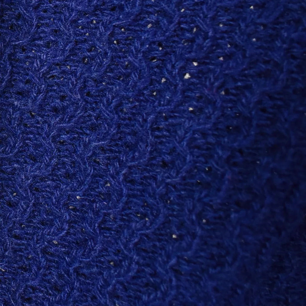 1960s Blue Chain Knit Vest