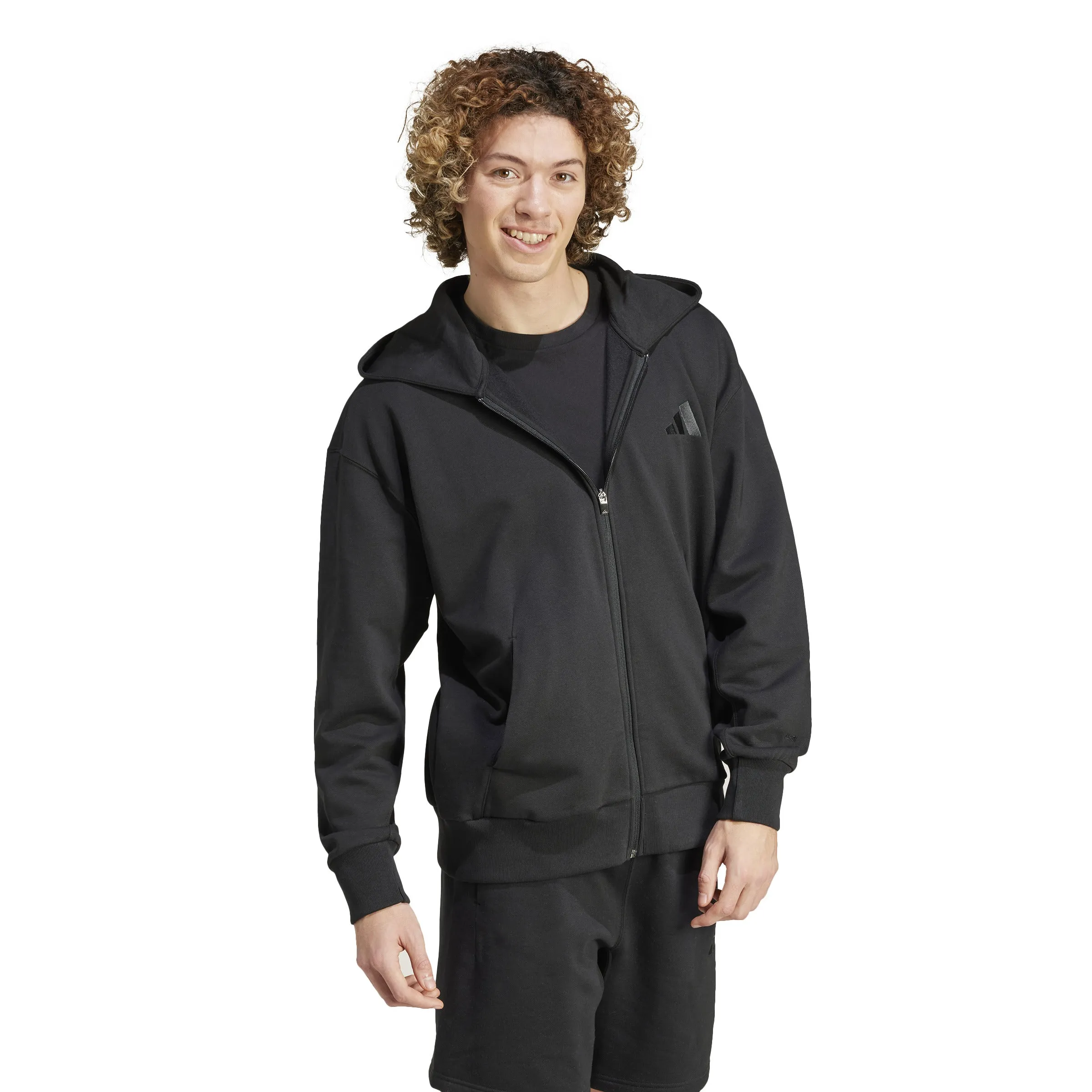 Adidas ALL SZN Fleece Full-Zip Hoodie - Men