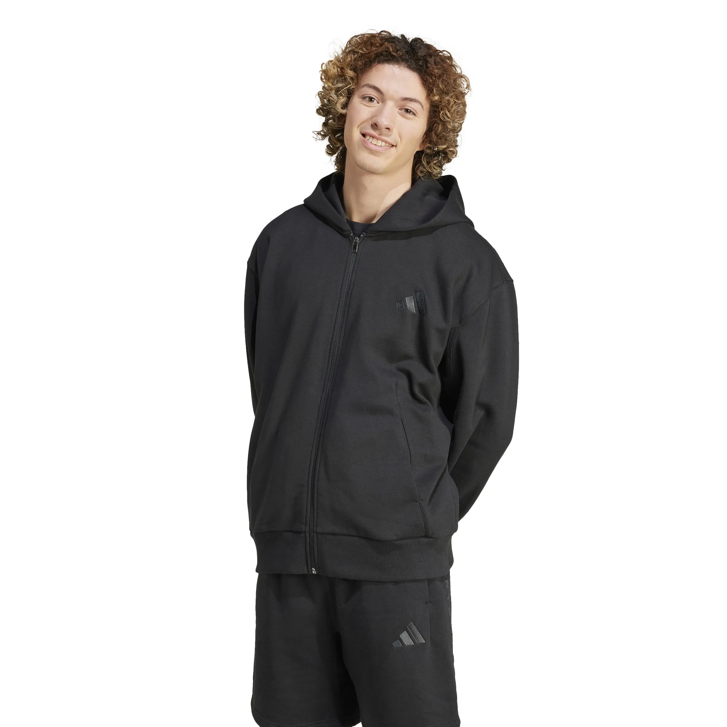 Adidas ALL SZN Fleece Full-Zip Hoodie - Men