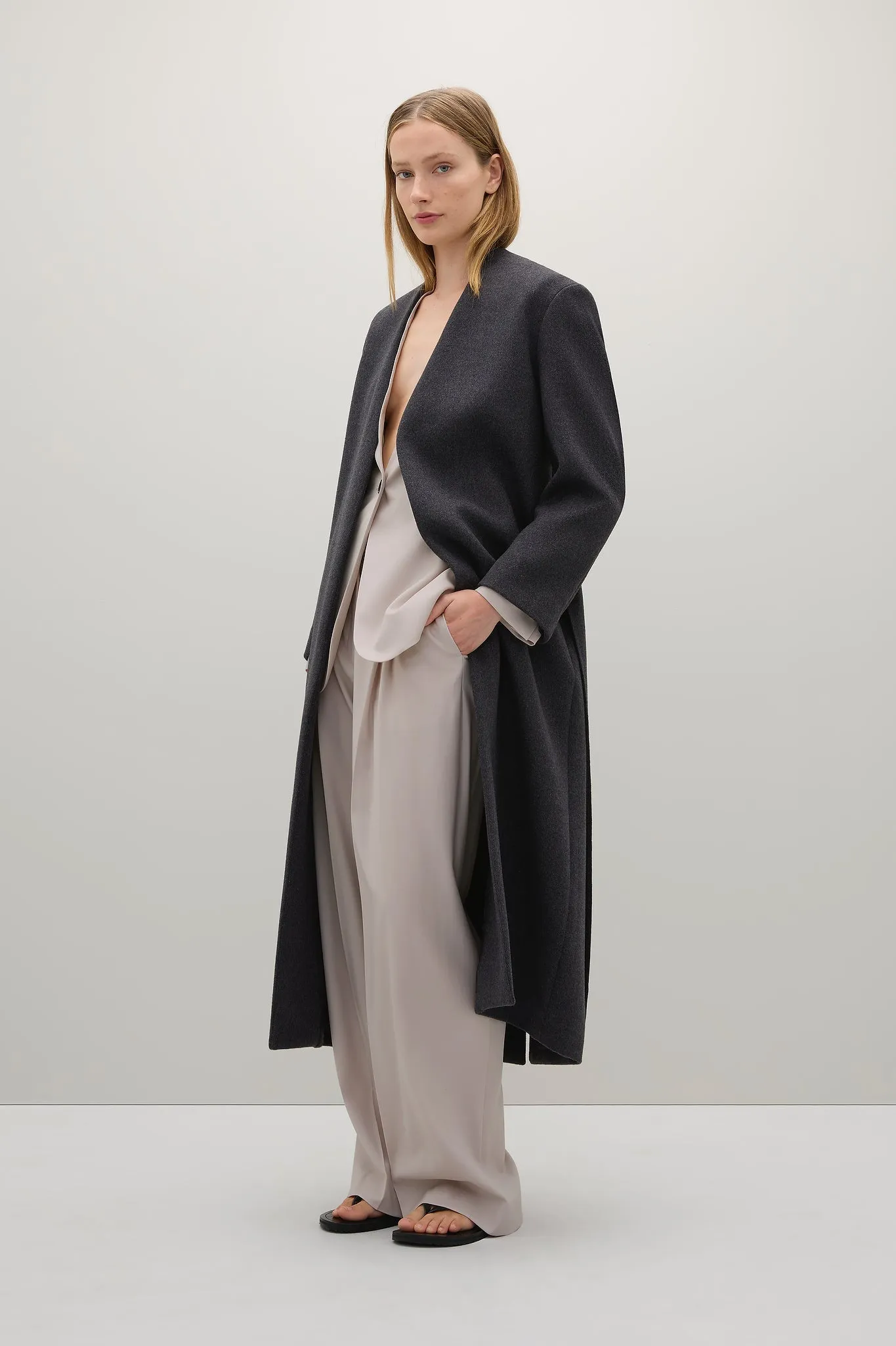 A.Emery | The Veronique Coat - Charcoal Melange