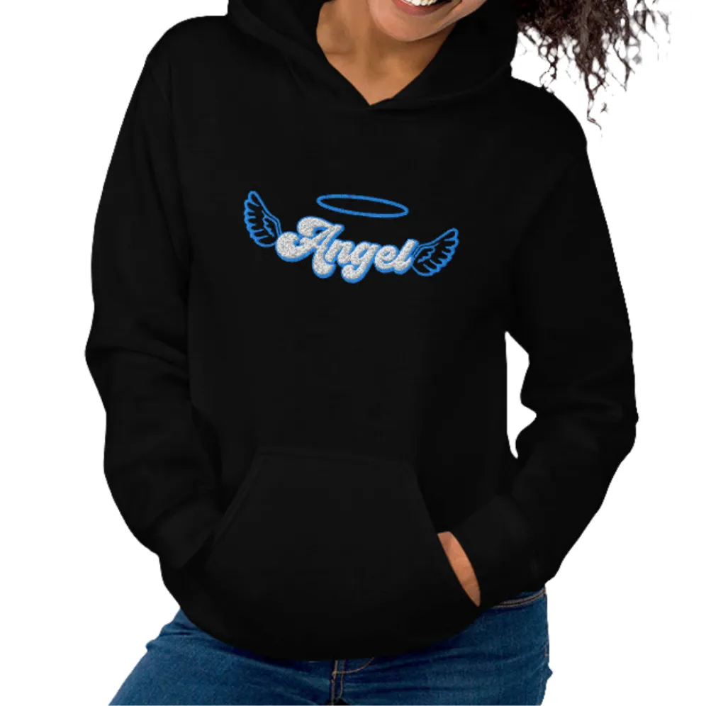 Angel Y2K Embroidered Hoodie