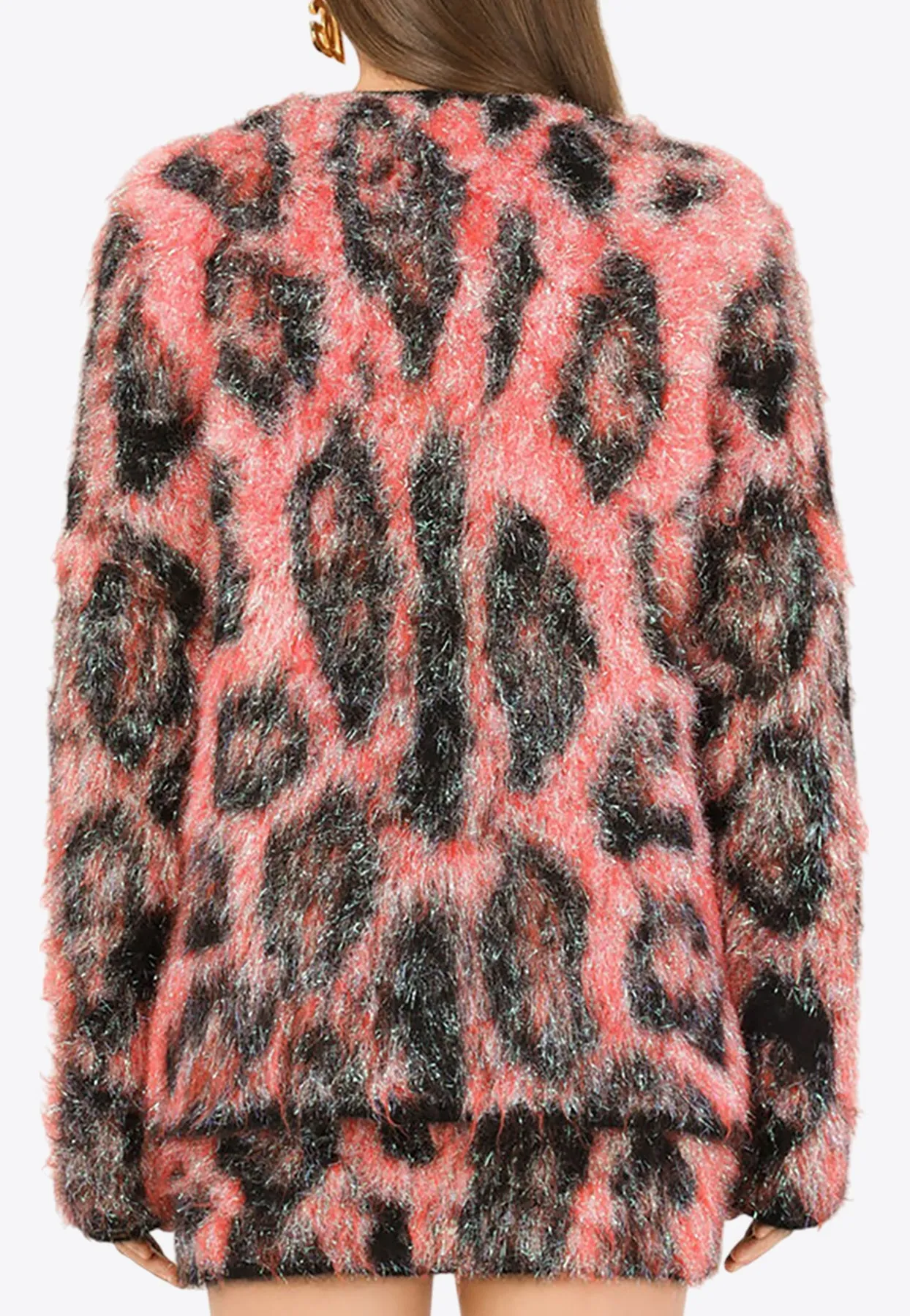 Animalier Mohair Wool Jacket