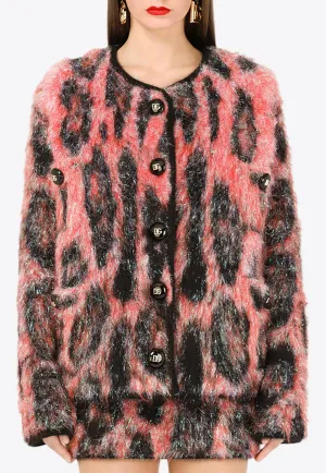 Animalier Mohair Wool Jacket