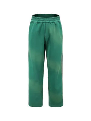 Aqua Green Sunfade Stripe Trousers