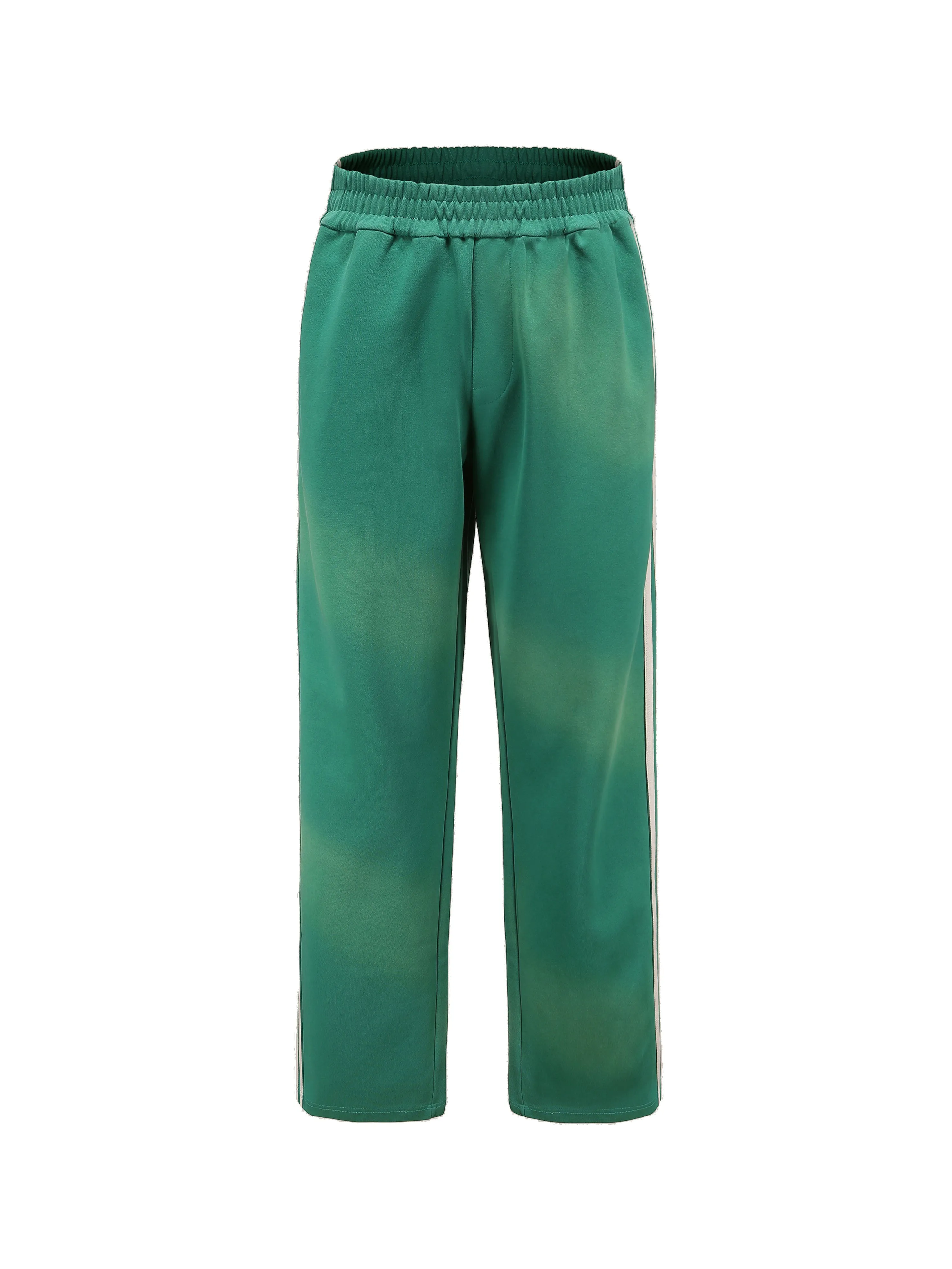 Aqua Green Sunfade Stripe Trousers