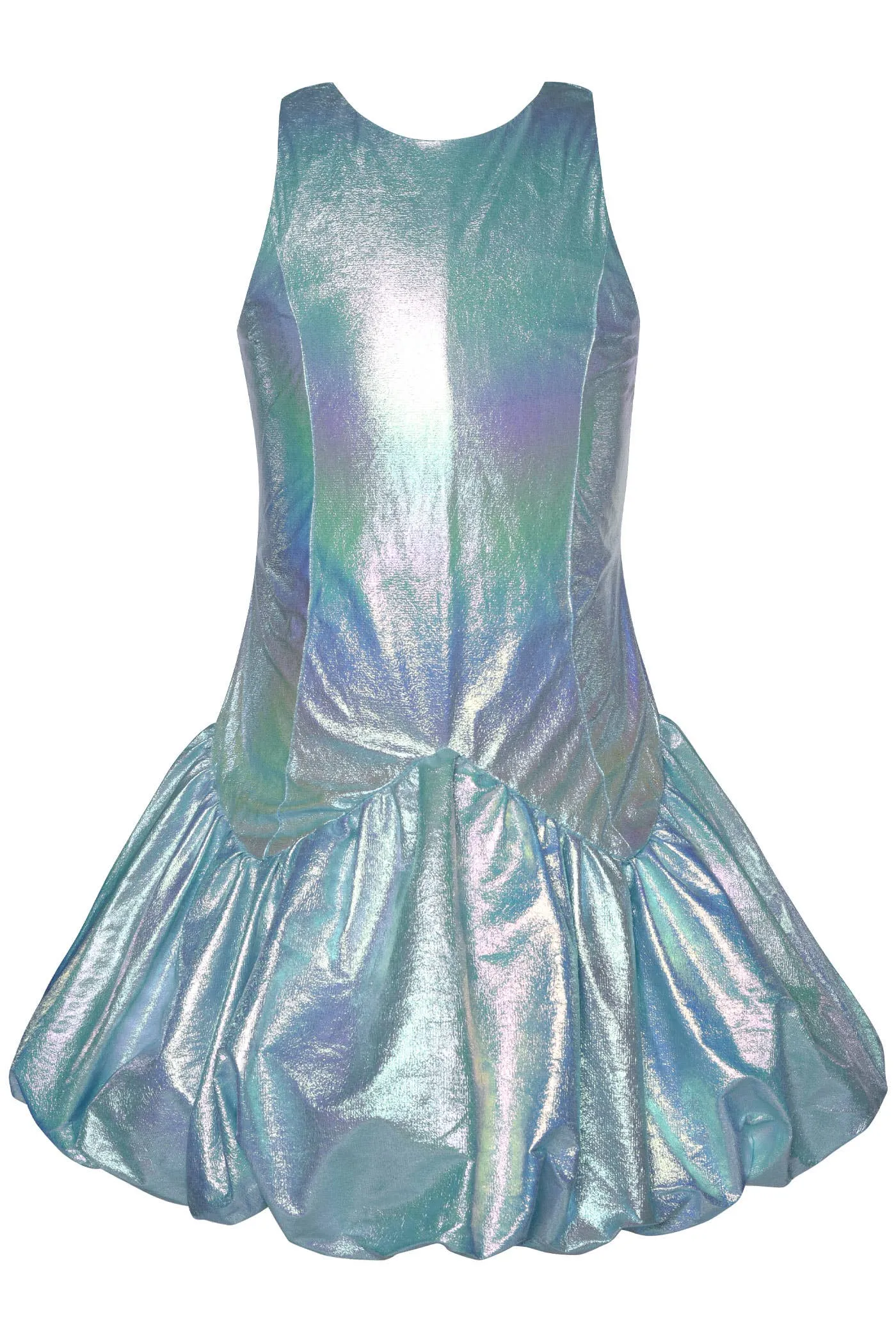 Asymmetric Bubble Hem Party Dress