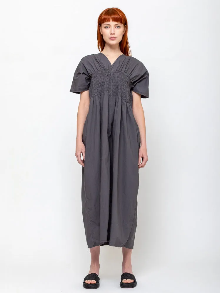 Asymmetric Moonbeam Dress - Ebony