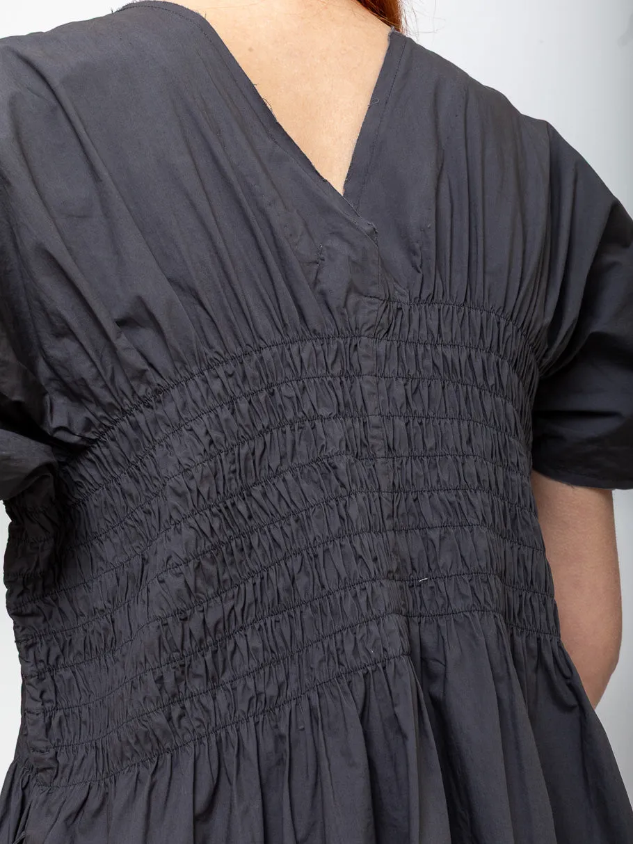 Asymmetric Moonbeam Dress - Ebony