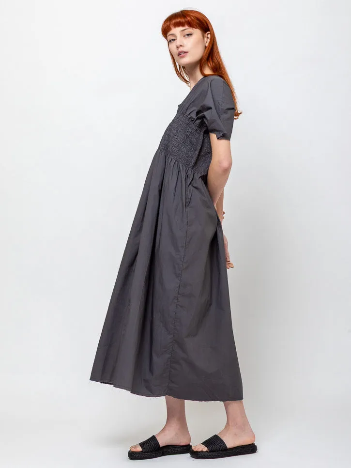 Asymmetric Moonbeam Dress - Ebony