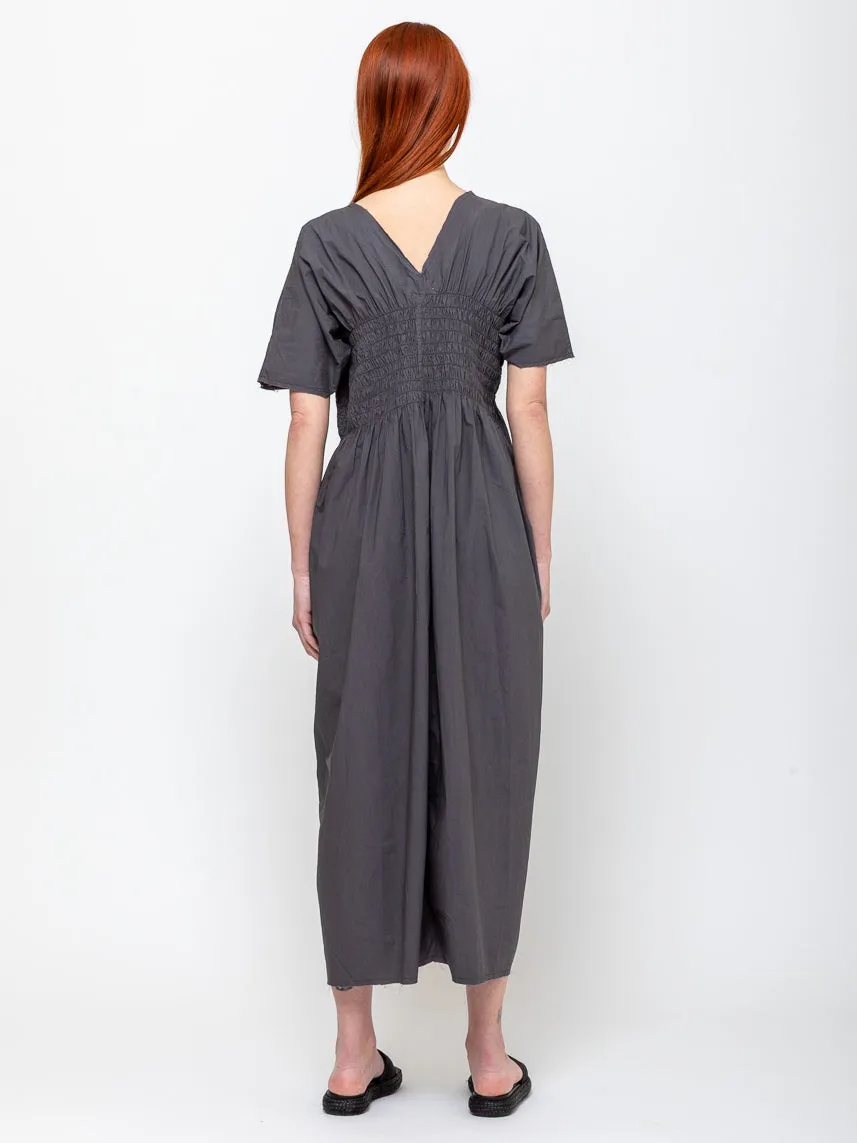 Asymmetric Moonbeam Dress - Ebony