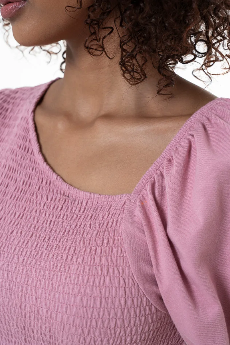 Asymmetric Neck Line Dress _ 153903 _ Lilac