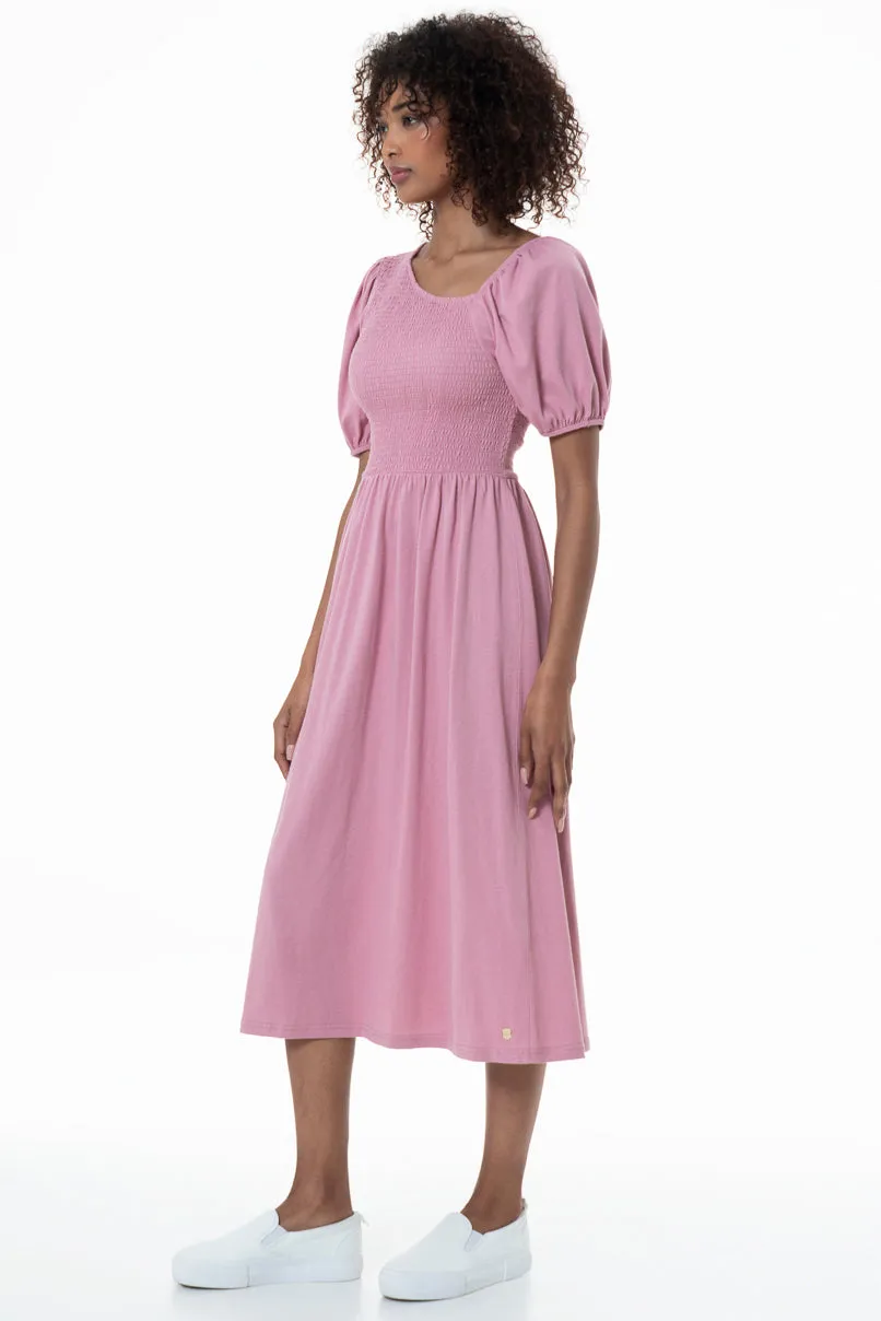 Asymmetric Neck Line Dress _ 153903 _ Lilac