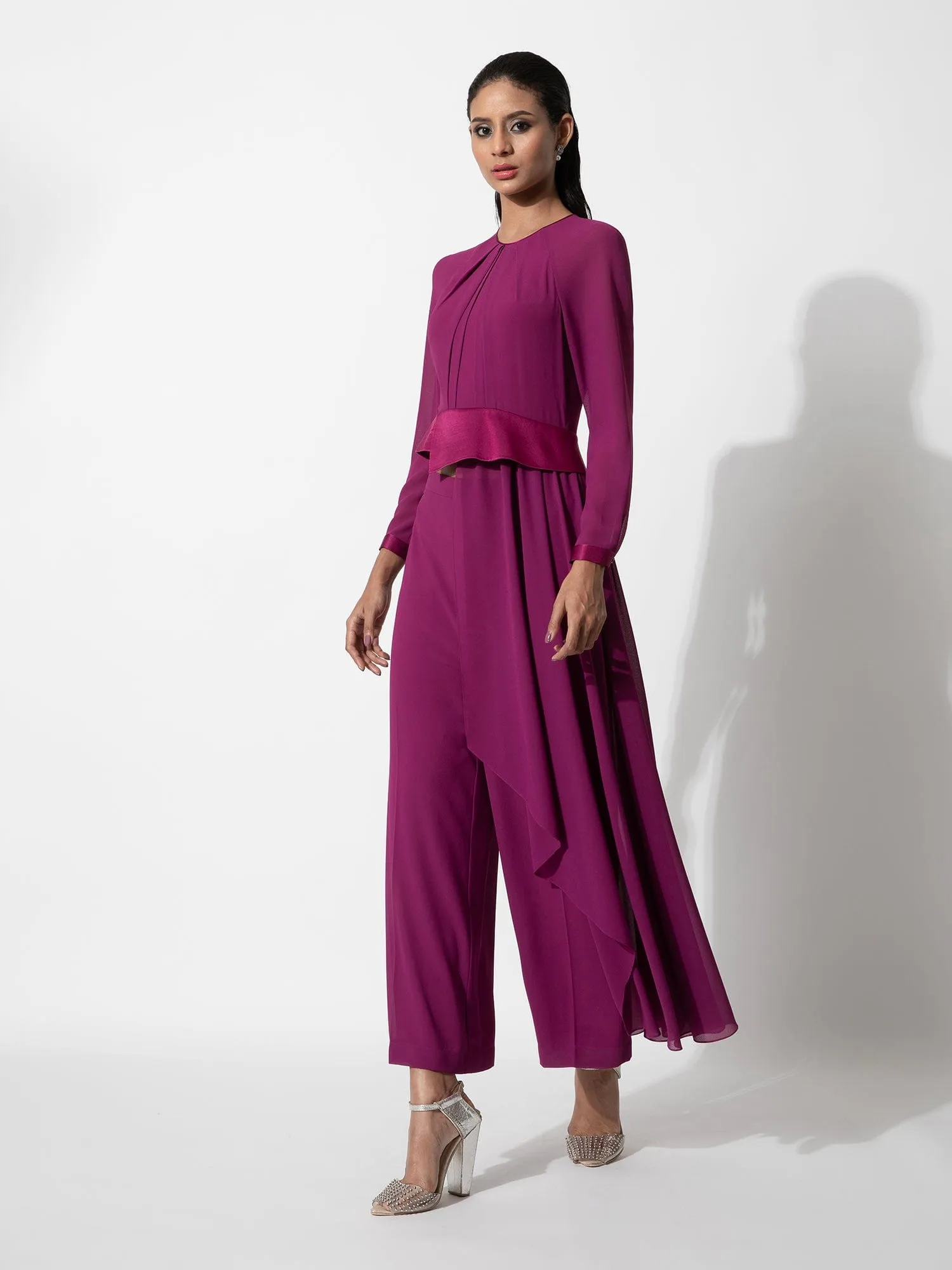 Asymmetrical Peplum Top