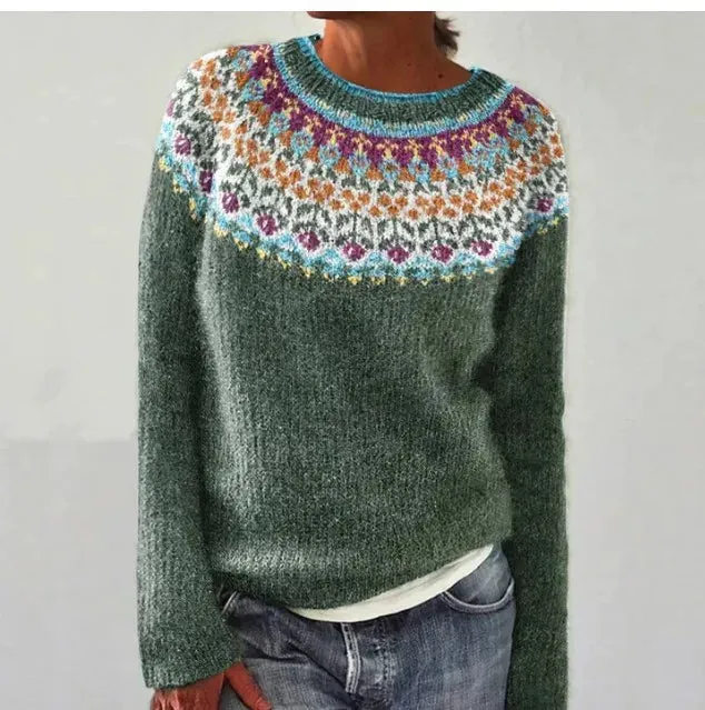 Avila | Retro fall sweater