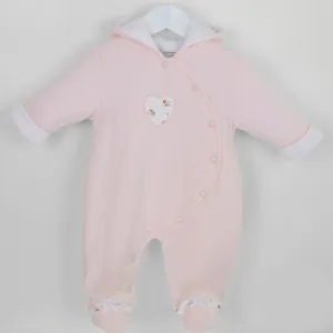 Baby Girls Sweetheart Snowsuit- Pink - Pex