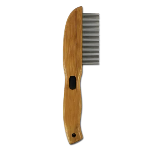 Bamboo Groom Rotating Pin Comb with 41 Rounded Pins (One Size)