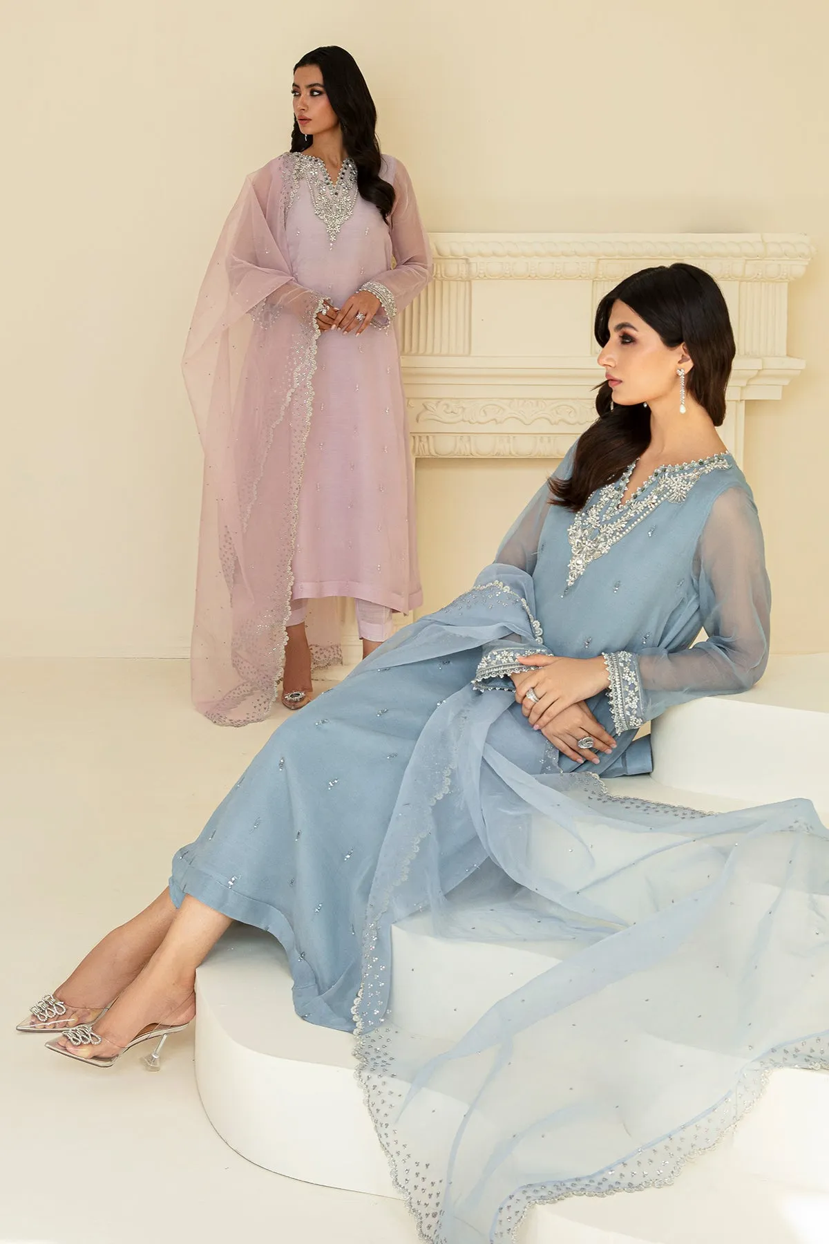 Baroque - EMBROIDERED CHIFFON PR-826