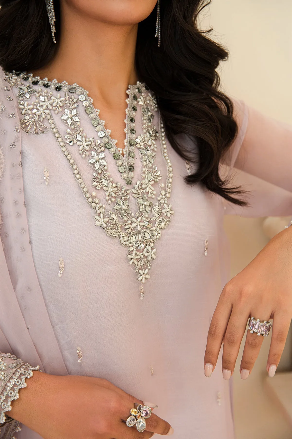 Baroque - EMBROIDERED CHIFFON PR-826