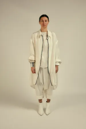 Bayview Silk Oversized Coat