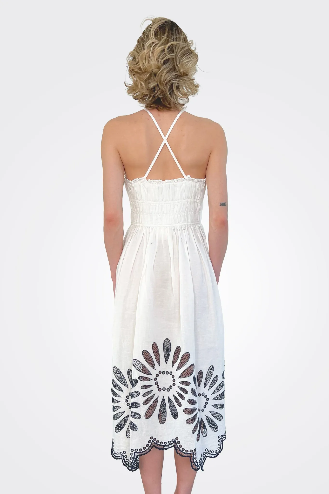 Beatrice Dress - Porcelain