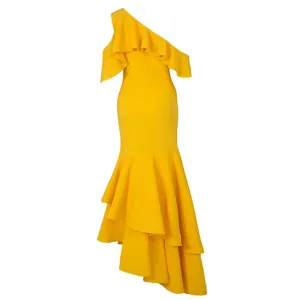 Bodacious Canary Mermaid Dress