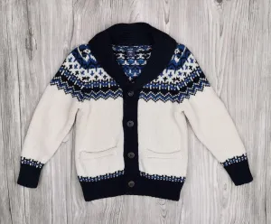 BOY SIZE 3 YEARS - Baby GAP, Thick Knit Sweater Jacket EUC B39