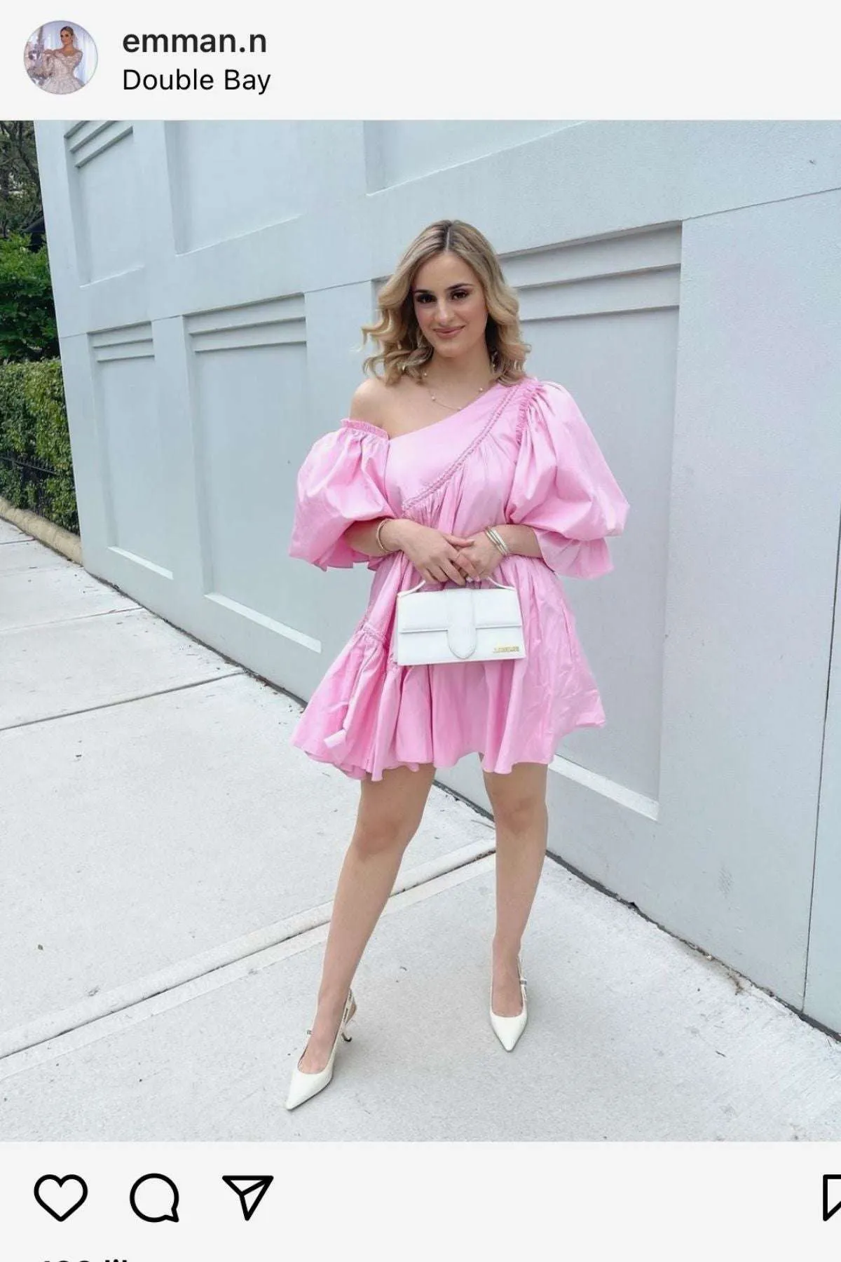 BUY IT - AJE Casabianca Braided Asymmetric Puff Sleeve Mini Dress