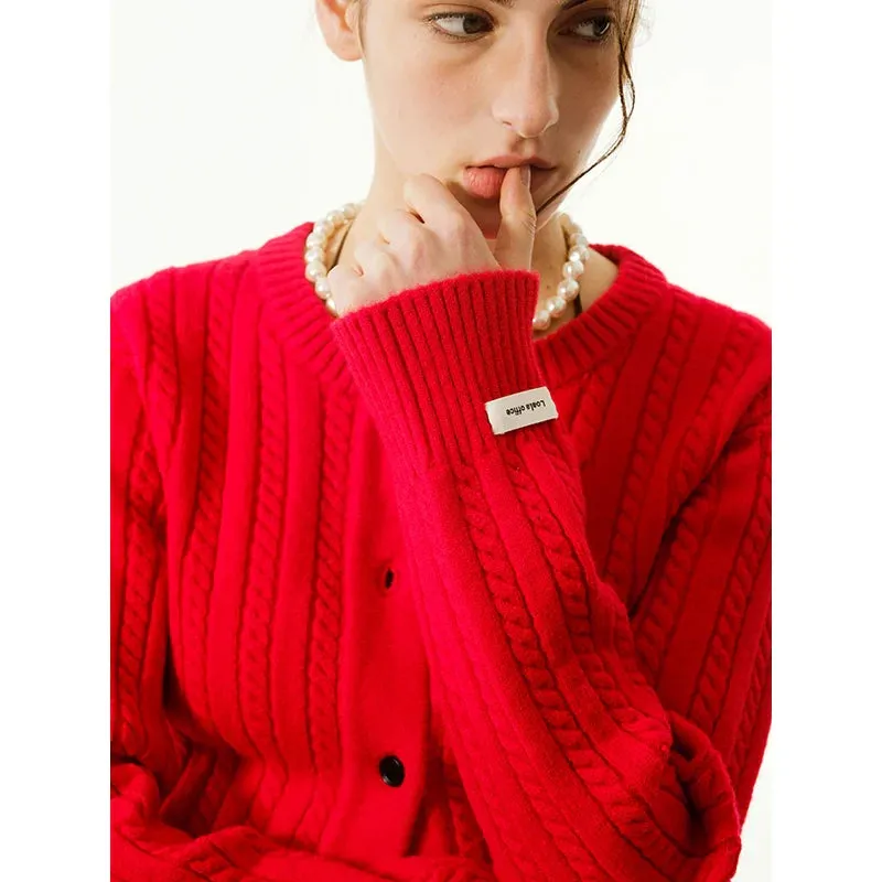 Cable Knit Cardigan
