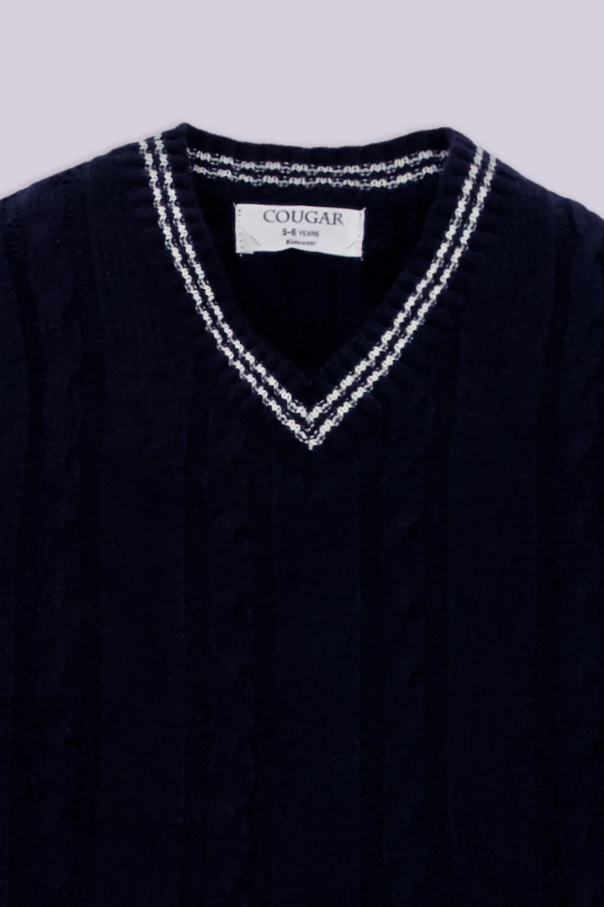 Cable Knit Sweater Vest