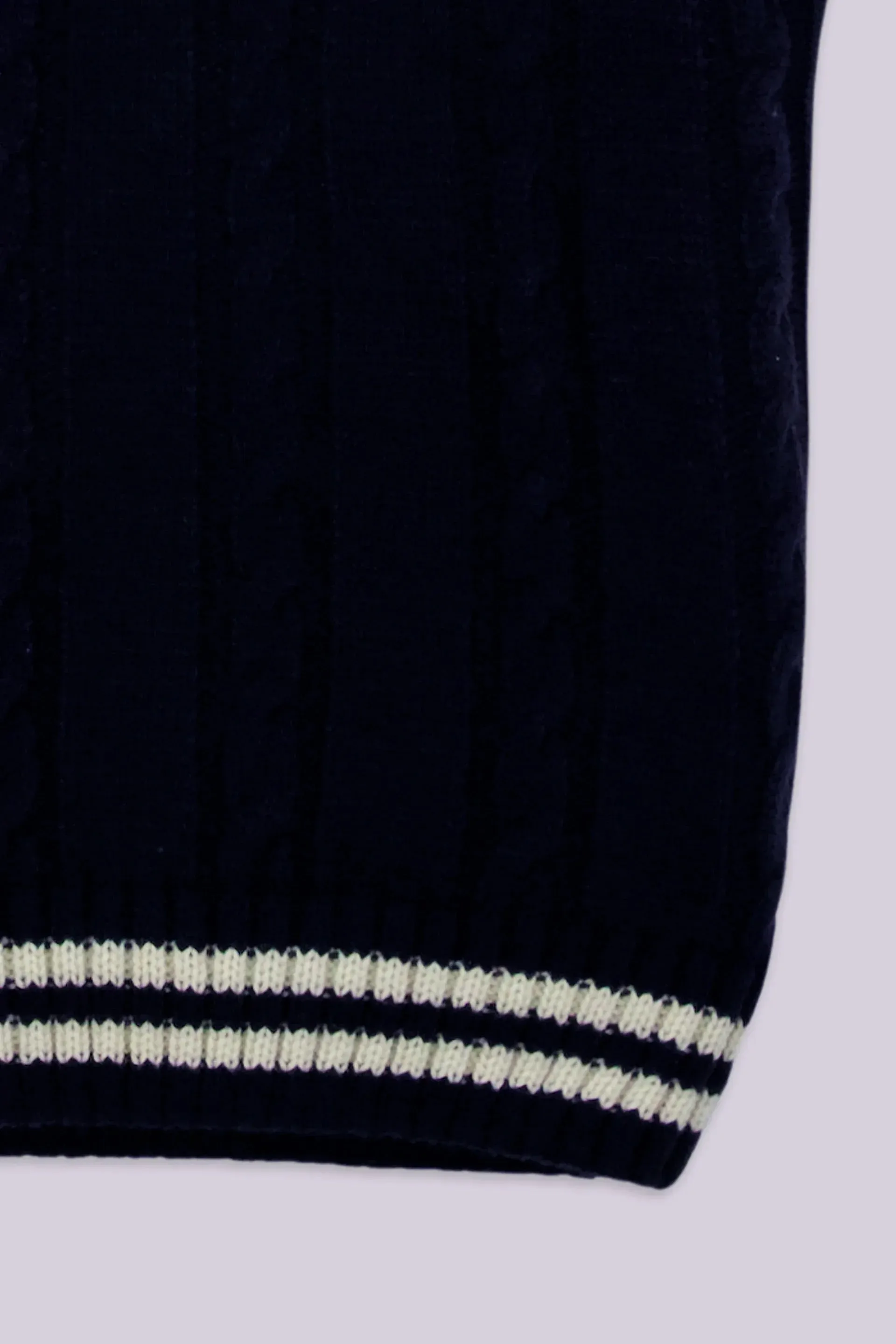 Cable Knit Sweater Vest