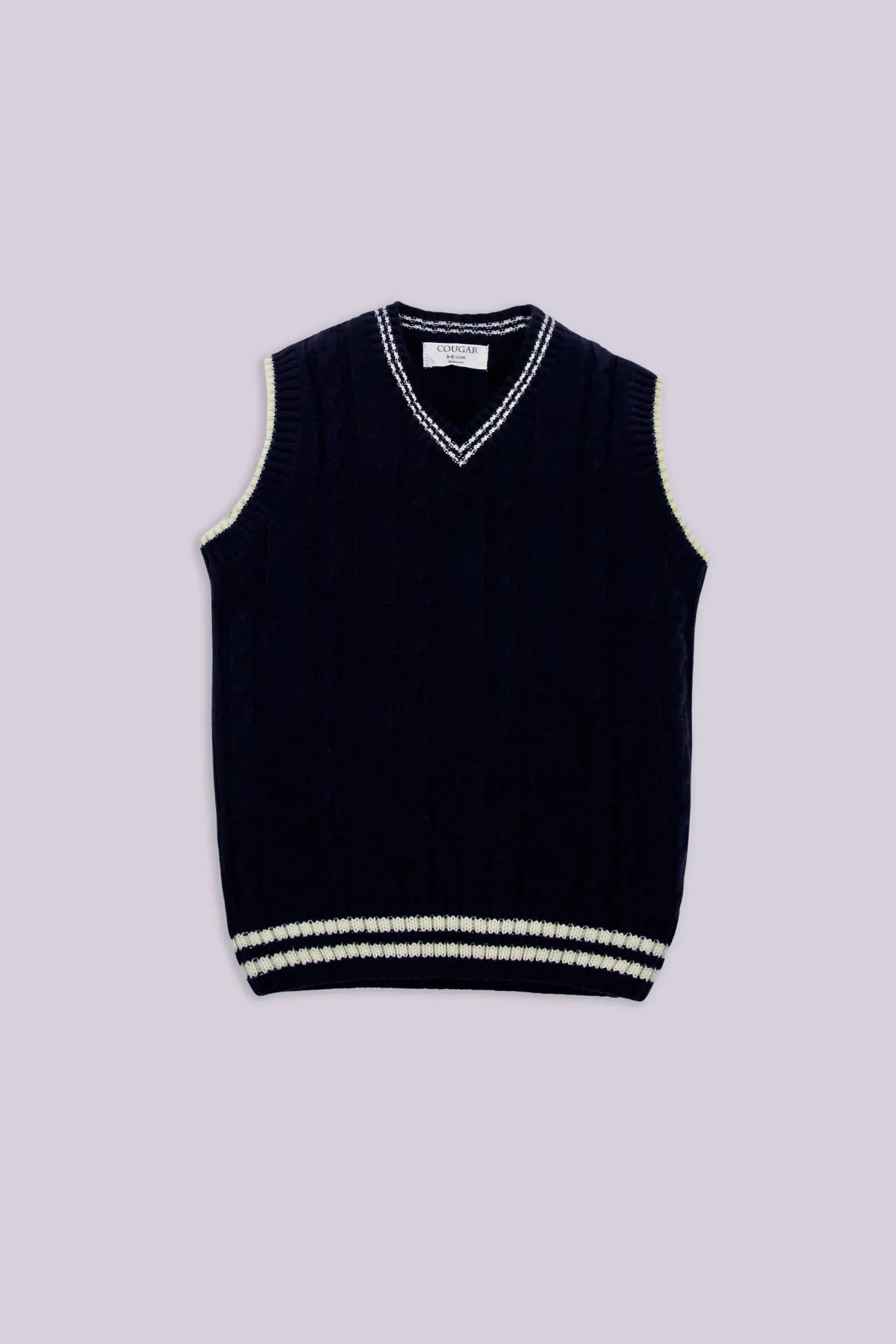 Cable Knit Sweater Vest