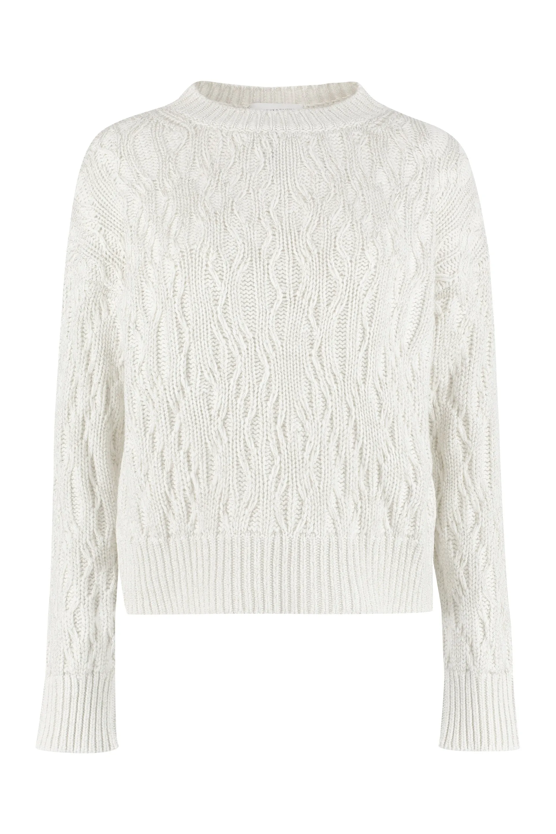 Cable knit sweater
