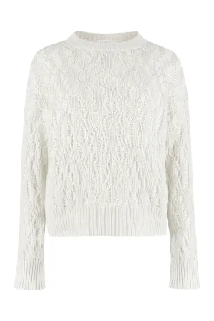 Cable knit sweater