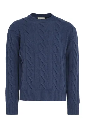 Cable knit sweater
