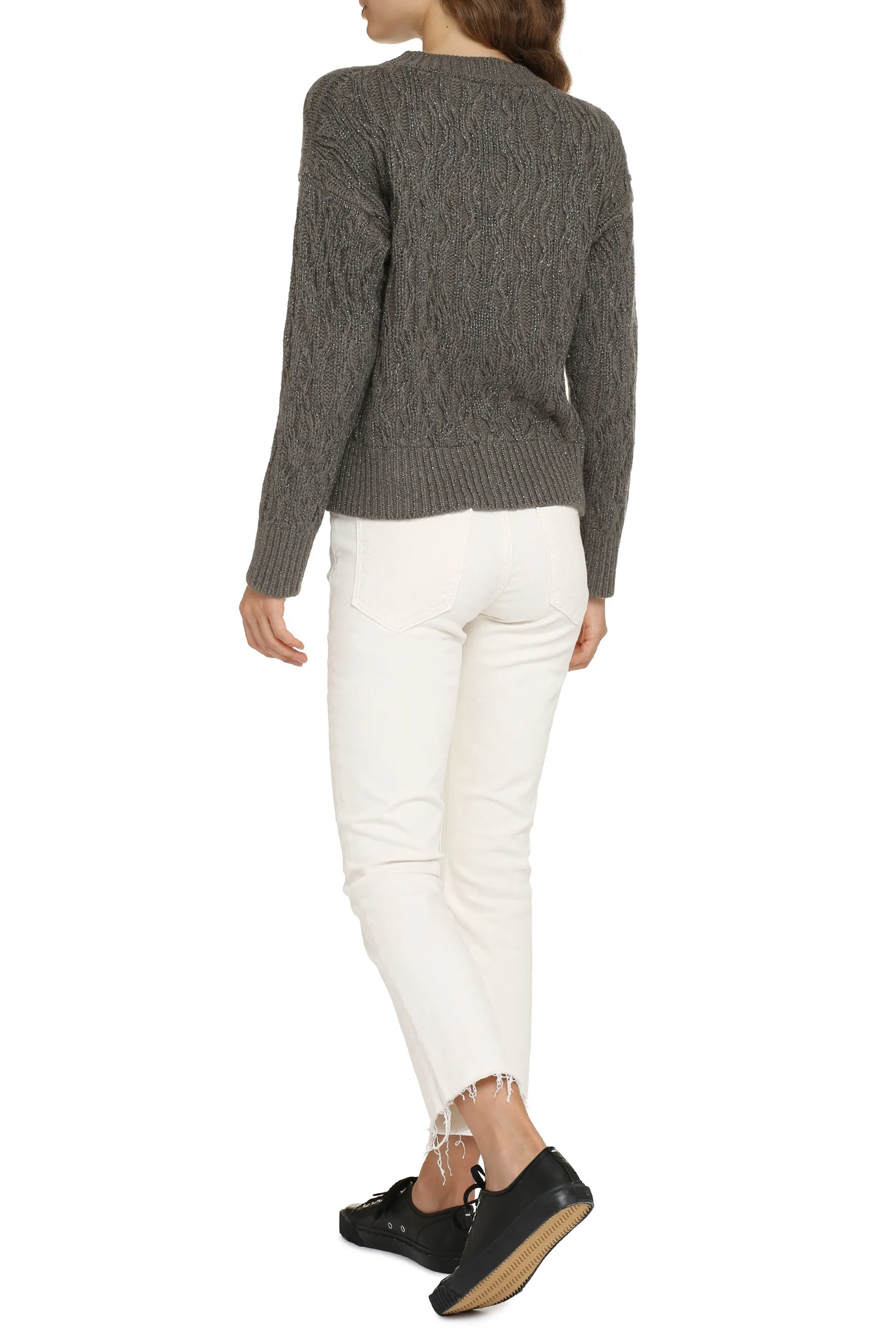 Cable knit sweater
