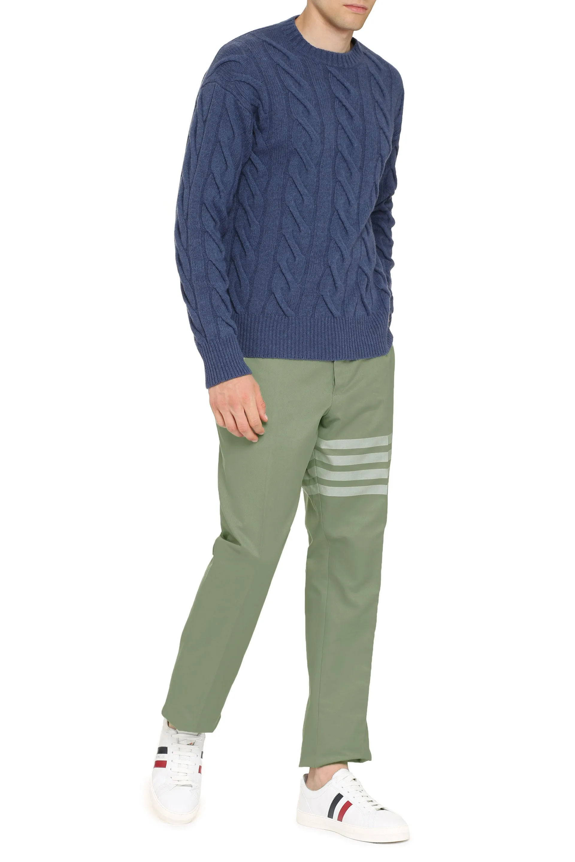 Cable knit sweater