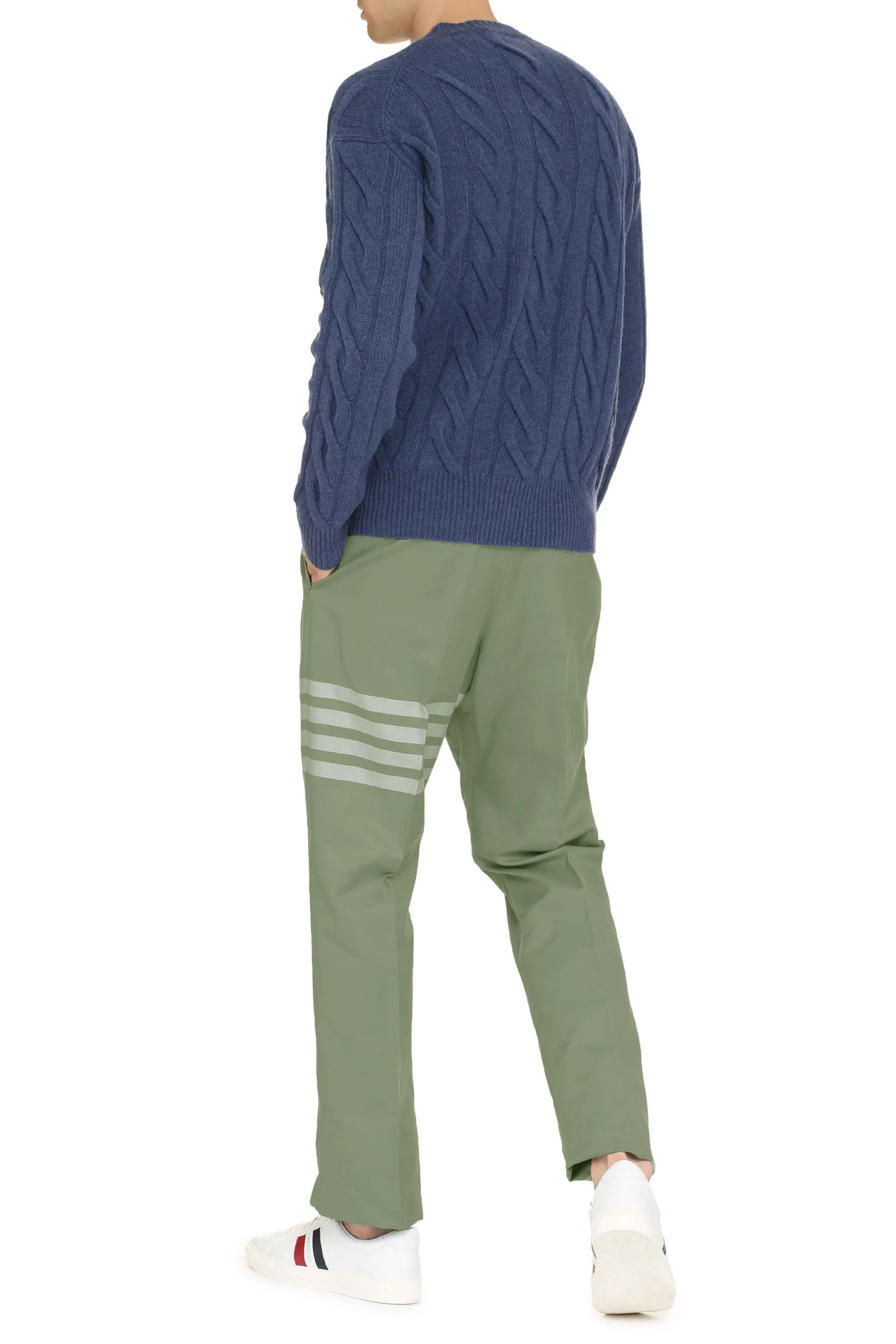 Cable knit sweater