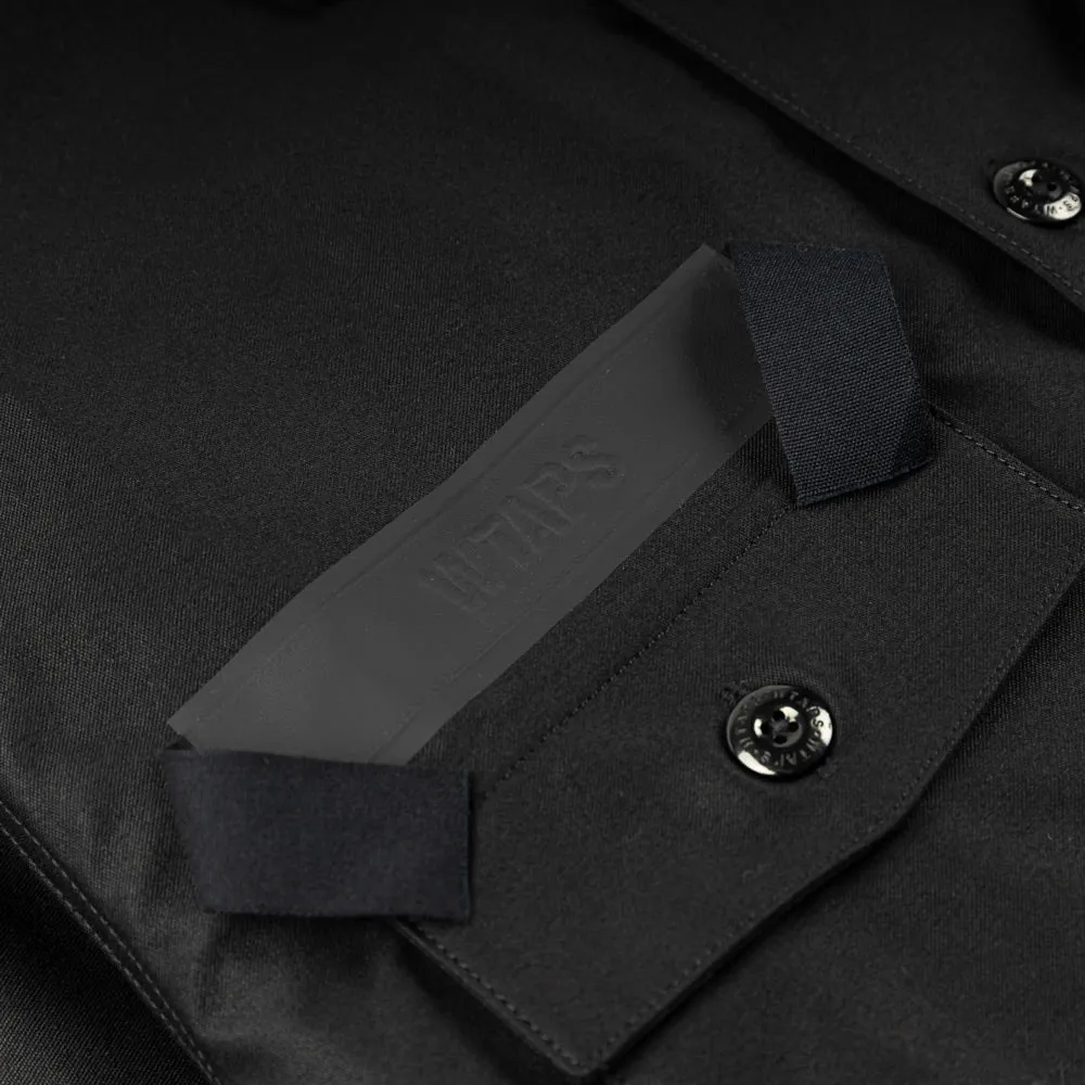 CBW 01/ LS/ Cotton. Satin. Identity | Black