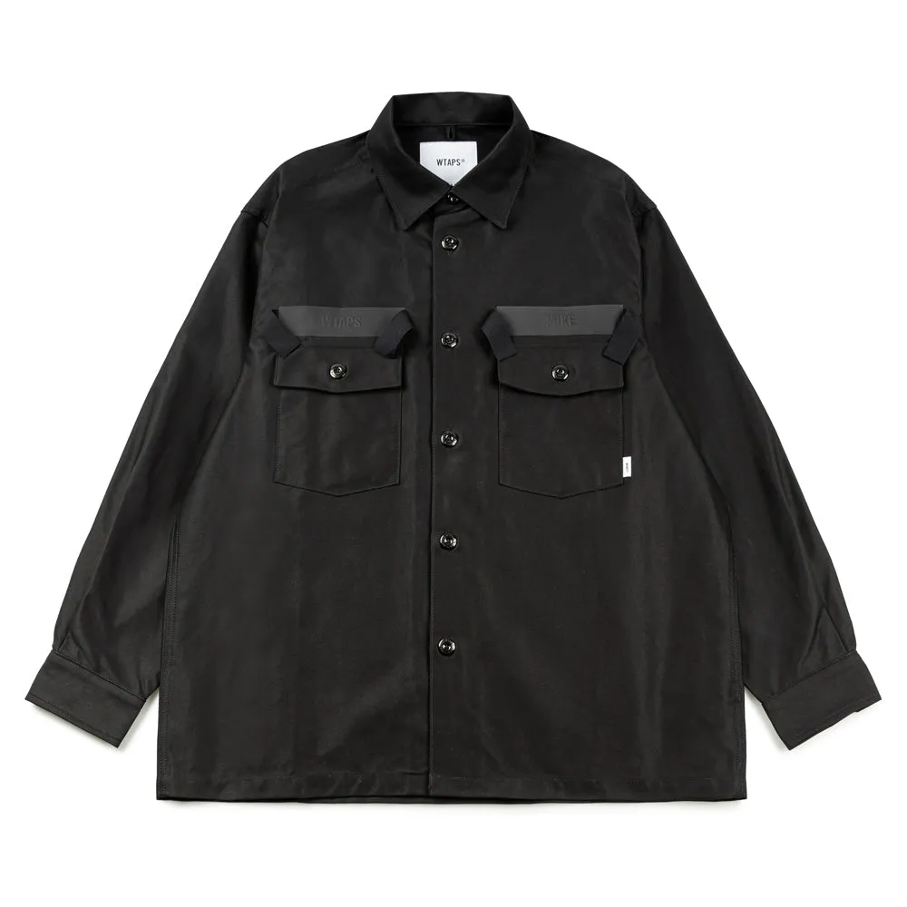 CBW 01/ LS/ Cotton. Satin. Identity | Black
