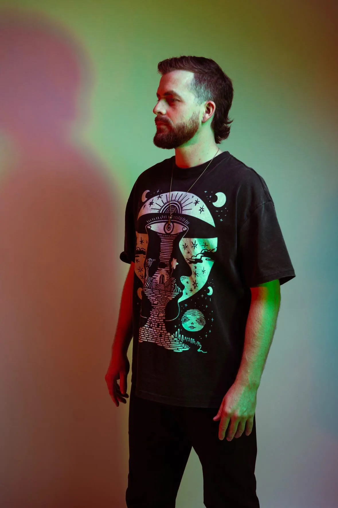 Celestial Vision - Fluffy Vintage Heavyweight T-Shirt