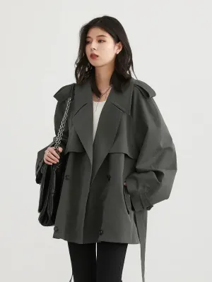 Chic jacket made from soft leather-like - Perfect for chilly days - Cozy and warm for winter