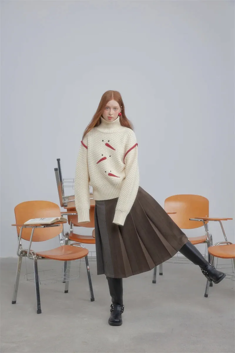 Christmas Embroidered Sweater