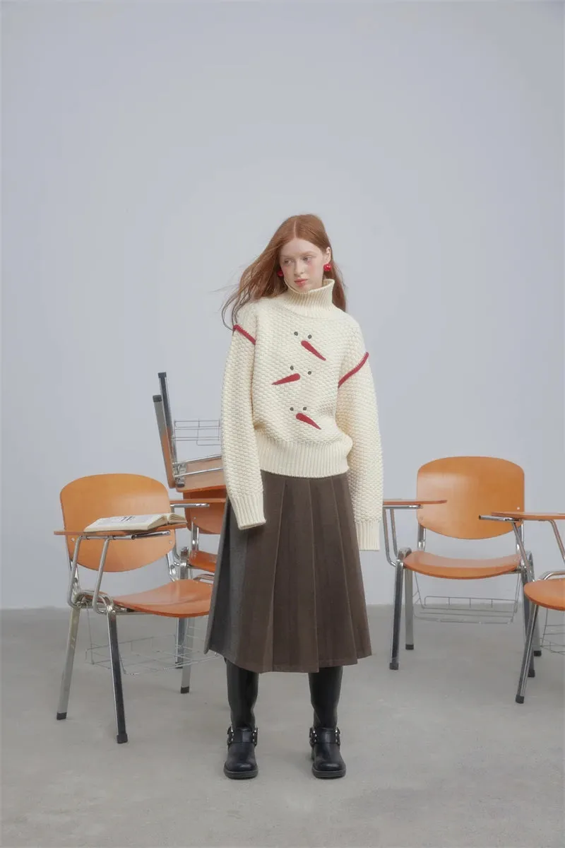 Christmas Embroidered Sweater