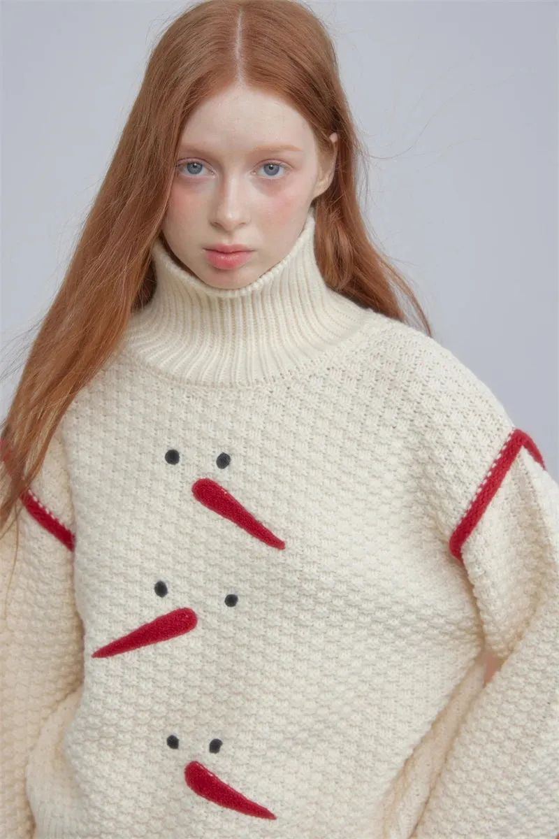 Christmas Embroidered Sweater
