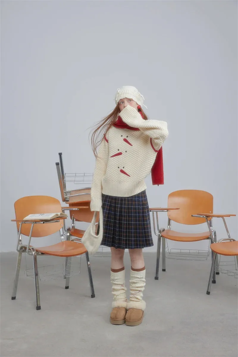 Christmas Embroidered Sweater