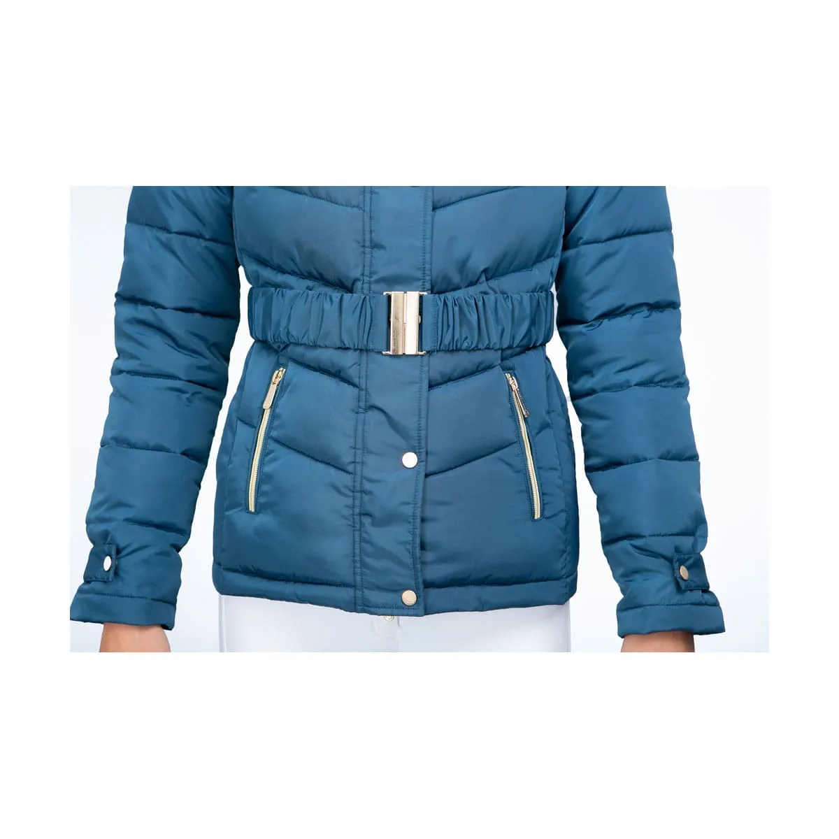 Coldstream Cornhill Ladies Cool Slate Blue Quilted Coat