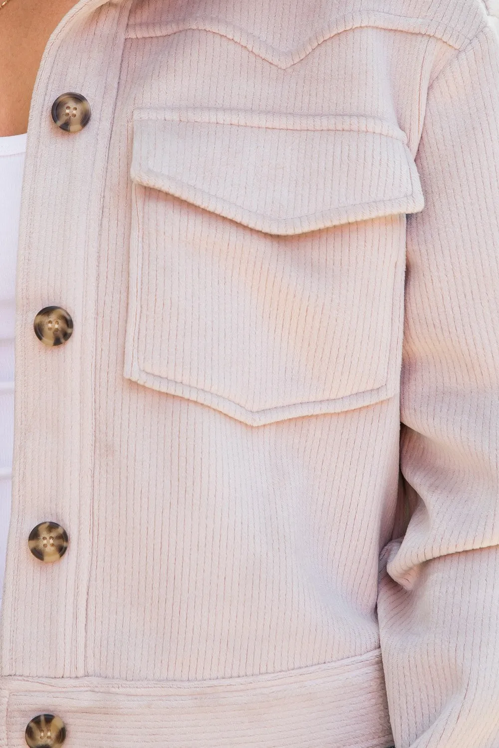 Corduroy Velvet Jacket