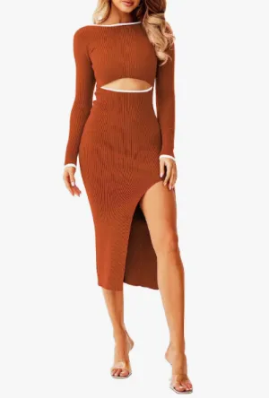 Cutie Fox Ripped Cutout Dress