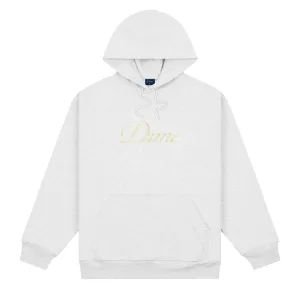 Dime Men Cursive Logo Hoodie Ash
