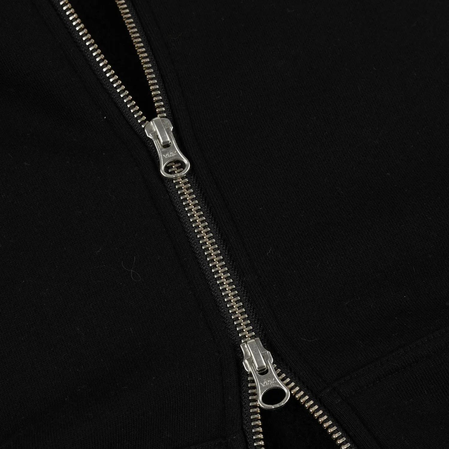 Dime Men Cursive Zip-Hoodie Black